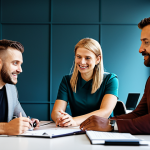 **

"A diverse group of professionals collaborating on a project, working together in a modern co-working space, fully clothed, appropriate attire, safe for work, professional, perfect anatomy, natural proportions, well-formed hands, proper finger count, team work, brainstorming session, modest dress, high quality, family-friendly environment."

**